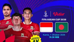 Jadwal Indonesia vs Banglades - FIFA ASEAN Cup 2026: Perebutan Tiket Final Lewat 4K di Vidio