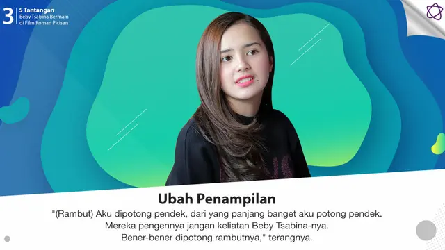 5 Tantangan Beby Tsabina Bermain di Film Roman Picisan.