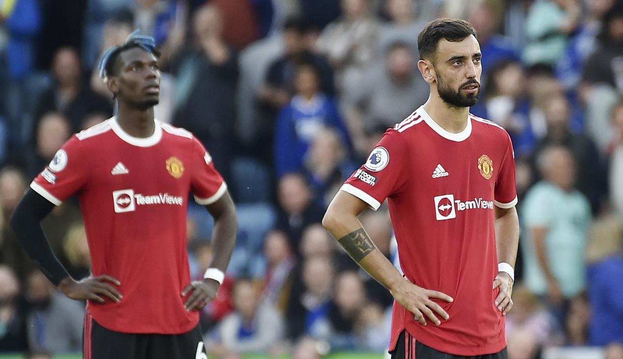 Hasil ini membuat Setan Merah menempati peringkat ke-5 di klasemen Premier League dengan 14 poin. Sementara The Foxes bertengger di posisi ke-11 dengan 11 angka. (AP/Rui Vieira)