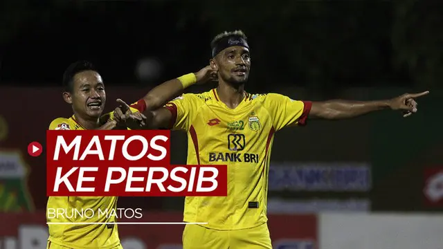 Berita video menurut situs Transfermarkt memberitahukan bahwa Bruno Matos masuk ke Persib Bandung setelah sebelummya membela klub Bhayangkara FC.