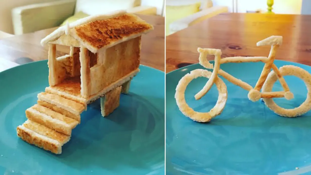 Top 3: Lucu, Ayah Buat Roti Berbentuk Unik Agar Anaknya Mau Makan