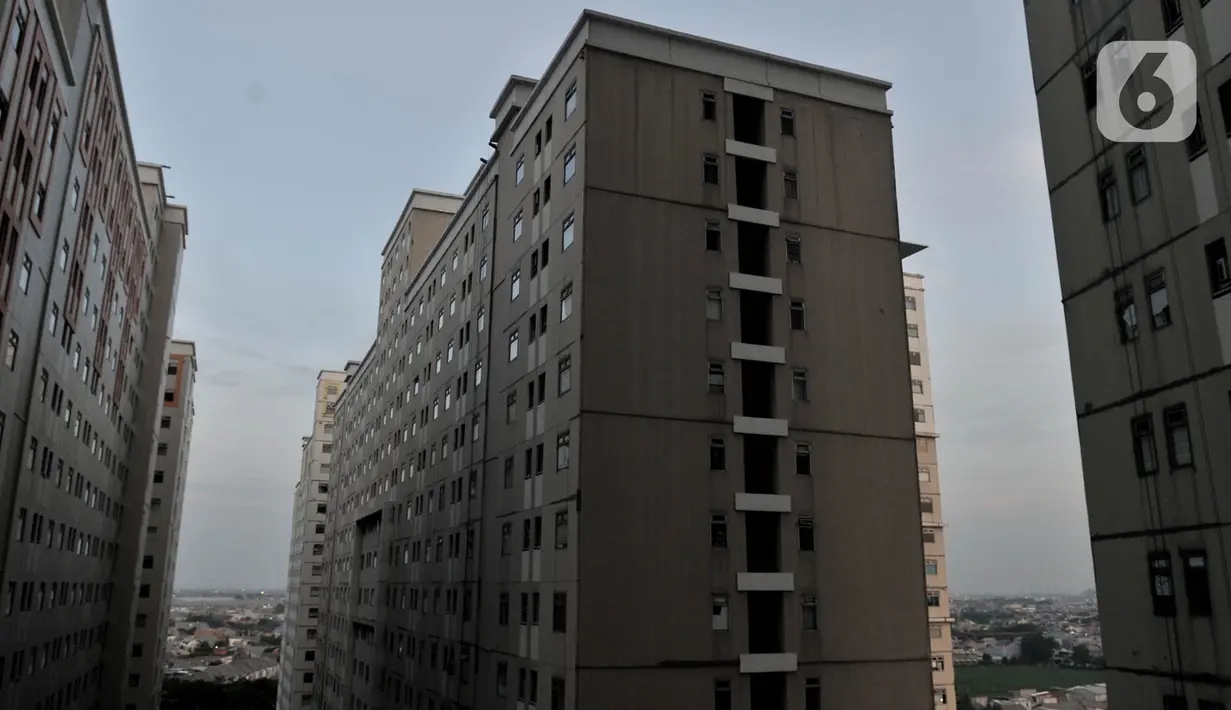 Deretan unit apartemen di Jakarta, Kamis (30/1/2020). Data penurunan tersebut berdasarkan dari laporan riset Colliers International soal Pasar Properti Jakarta. (merdeka.com/Iqbal S Nugroho)