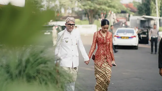 Asila Maisa saat Dampingi sang Ayah, Ramzi di Upacara Kemerdekaan ke-80 di Cianjur. [@therealasilamaisa]