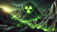Ilustrasi gunung uranium. (Foto by AI)