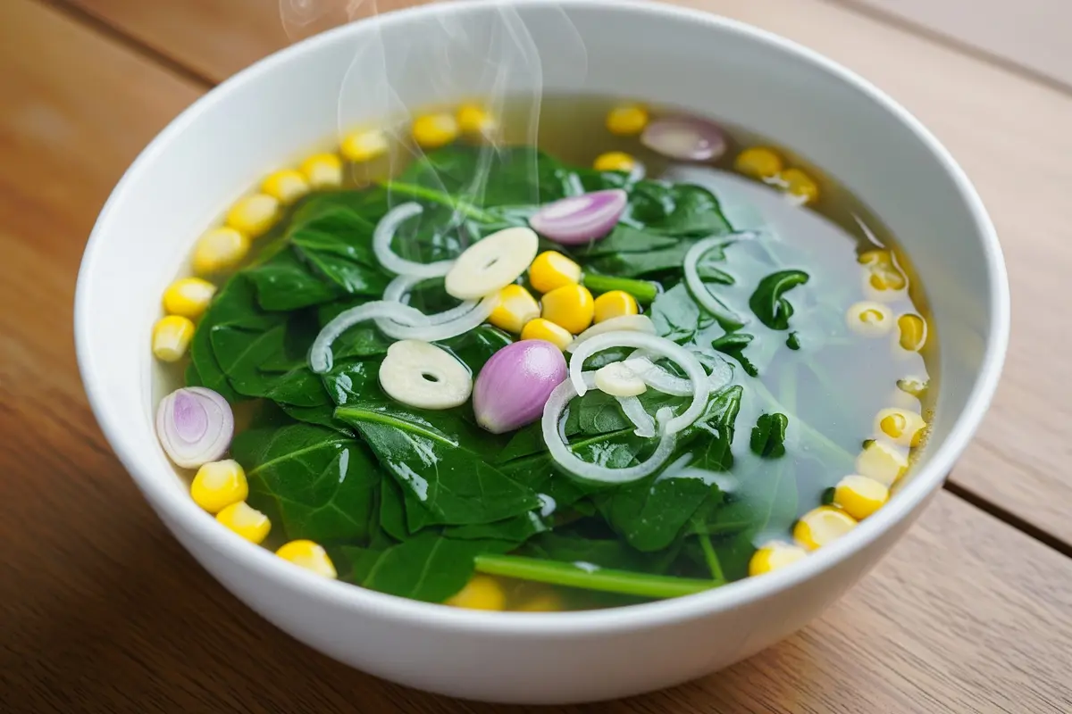 Sayur Bayam Jagung Bening