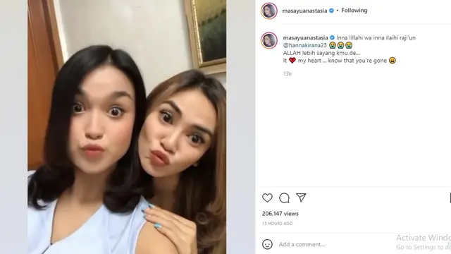 Hanna Kirana - Masayu Anastasia (Foto: Instagram/@masayuanastasia)