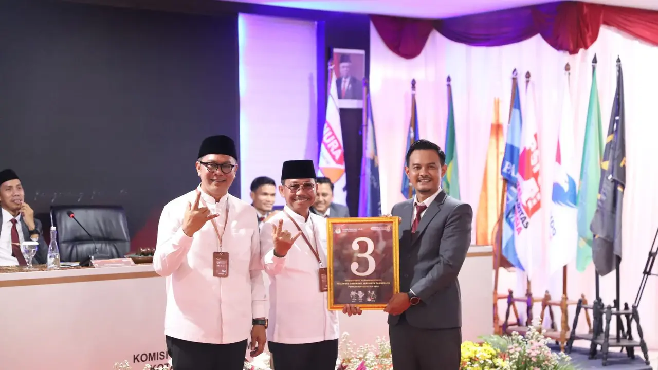 Dapat Nomor Buncit, Sachrudin-Maryono Percaya Diri Bisa Bawa Kemenangan di Pilwalkot Tangerang