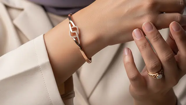 Model Gelang Aksen Permata buat Ibu 50 Tahun (AI)