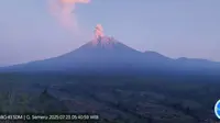 Gunung Semeru erupsi, tinggi letusan capai 1000 meter (Istimewa)