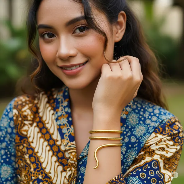 Model Gelang Emas Ekor Kucing
