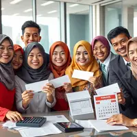 cara menghitung thr &copy;Ilustrasi dibuat AI