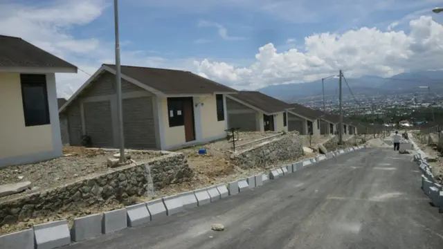 Hunian tetap (huntap) tahap 1A sebanyak 630 unit di desa/kelurahan Duyu, Kota Palu