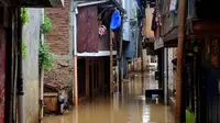 Banjir Kampung Pulo (Liputan6.com/Johan Tallo)