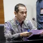 Wakil Ketua KPK Ali Ghufron menyampaikan keterangan terkait penetapan tersangka Kepala KPP Pratama Bantaeng Wawan Ridwan di Gedung KPK, Jakarta, Kamis (11/11/2021). KPK menetapkan Wawan Ridwan sebagai tersangka dugaan korupsi perpajakan di Dirjen Pajak Kemenkeu. (Liputan6.com/Faizal Fanani)