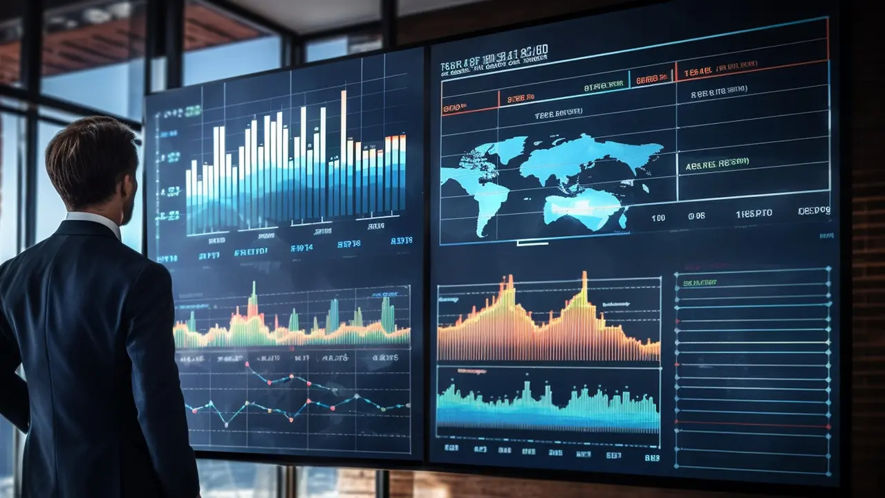 Ilustrasi Analis Data by AI
