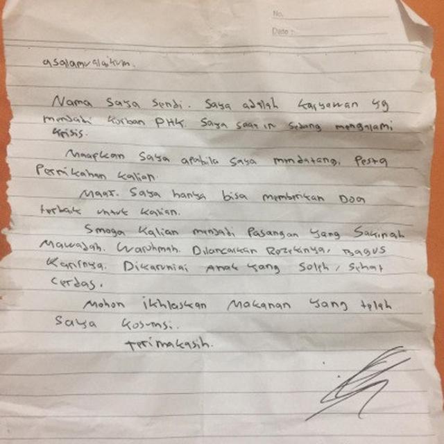 Surat Untuk Sahabat Yang Menikah