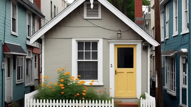 Hunian sederhana di area perkotaan yang padat (Sumber Gambar: Meta AI)