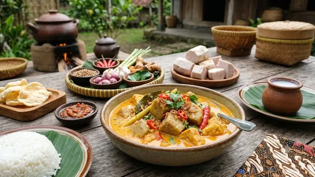 Resep Gulai Kimpul Sederhana dengan Bumbu Rumahan