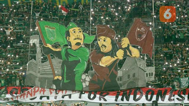 Ilustrasi relasi Suporter PSM dan Persebaya