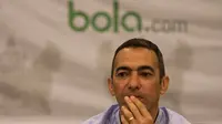 Legenda hidup Inter Milan, Youri Djorkaeff menghadiri jumpa pers terkait Gathering Nasional Inter Club Indonesia (ICI) IV di Bali, Jumat (28/8/2015). (Bola.com/Vitalis Yogi Trisna)