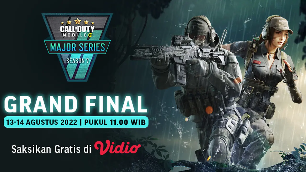 Link Live Streaming Grandfinal CODM Major Series Season 7, Mulai 13-14 Agustus di Vidio