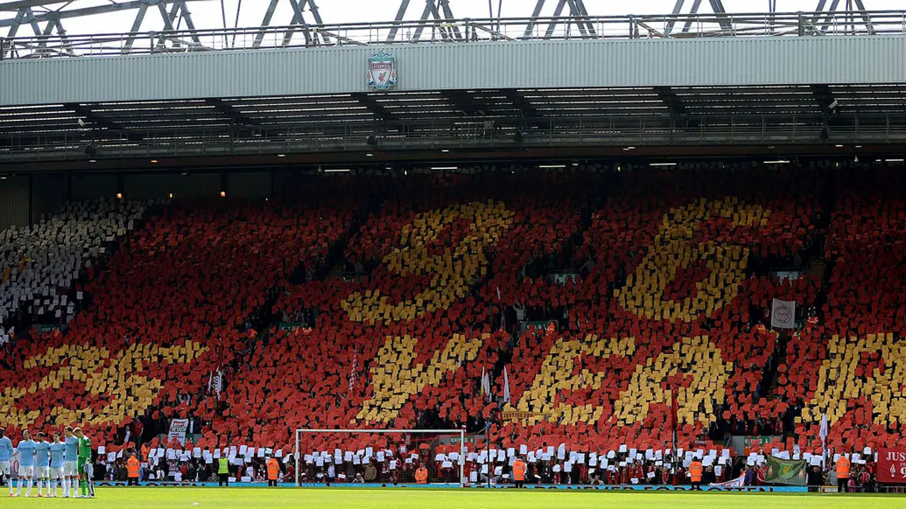 [FOTO] Anfield Peringati 25 Tahun Peristiwa Hillsborough