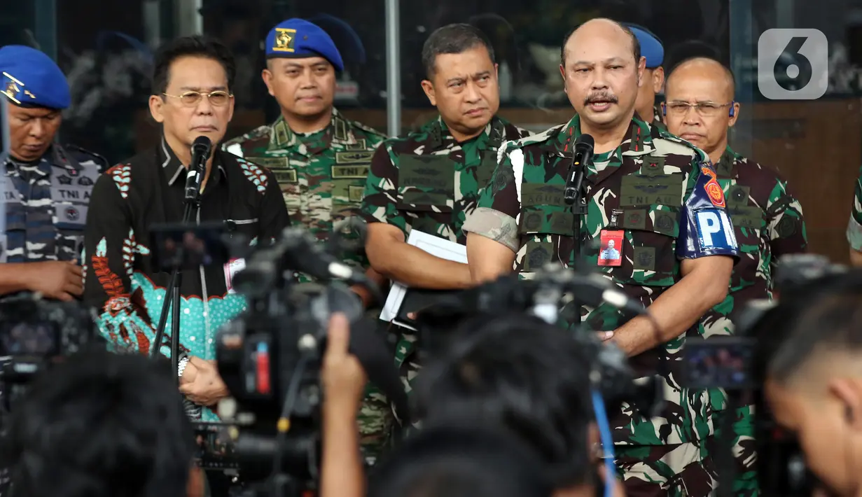 Pasalnya, penetapan tersangka tersebut harusnya menjadi wewenang TNI sesuai dengan UU yang berlaku. (Liputan6.com/Helmi Fithriansyah)