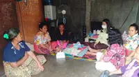 Suasana di rumah bayi yang sebelumnya dikabarkan meninggal dunia karena kabut asap. (Liputan6.com/M Syukur)