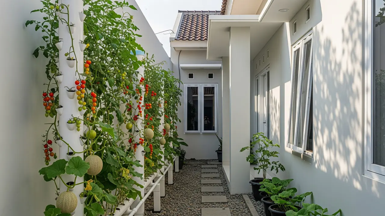 Kebun Buah Mini di Samping Rumah yang Sempit