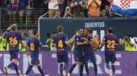 Barcelona menang 2-1 atas Juventus pada laga lanjutan turnamen pramusim, International Champions Cup 2017, di MetLife Stadium, New Jersey, Minggu (23/5/2017). (AFP/Don Emmert)