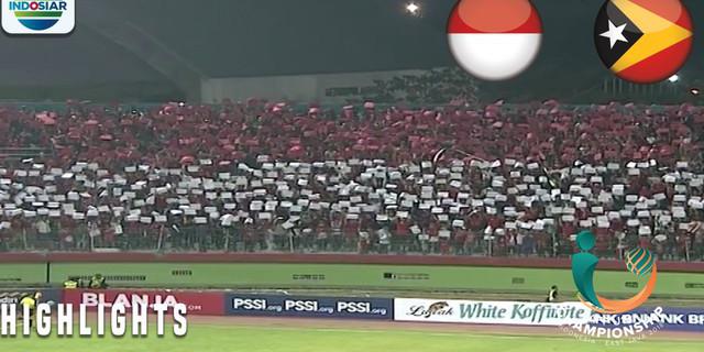 VIDEO: Merah Putih dari Seluruh Suporter untuk Timnas Indonesia U-16
