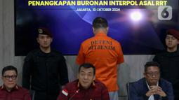 Direktorat Jenderal Imigrasi (Dirjen Imigrasi) menangkap seorang buron internasional asal China yang masuk dalam Daftar Pencarian Orang (DPO) Interpol. (Liputan6.com/Herman Zakharia)