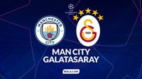 Ilustrasi Manchester City Vs Galatasaray di Liga Champions. (Bola.com/Gregah Nurikhsani)