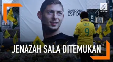 Penyerang Cardiff City Emiliano Sala dipastikan meninggal dunia dalam kecelakaan pesawat terbang. Salah satu jenazah yang diangkat dari reruntuhan pesawat terkonfirmasi merupakan Sala.