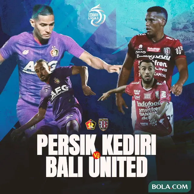 Liga 1 - Duel Antarlini - Persik Kediri Vs Bali United