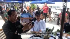 Presiden Jokowi menjajal ruas tol Trans Jawa bersama Ibu Negara iriana Jokowi. Mereka sempat mencoba beberapa makanan khas di sepanjang rest area.