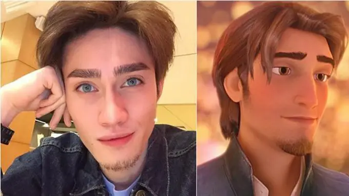 Wajahnya mirip dengan Flynn/copyright @wahyualmahdali