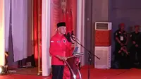 Ganjar Pranowo menghadiri Konsolidasi PDIP Sumsel Pemenangan Pilpres 2024 di GOR Dempo Jakabaring, Palembang, Sumatera Selatan, Sabtu (20/5/2023).(Merdeka.com/ Alma Fikhasari)