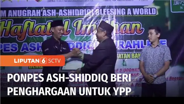 Yayasan Pundi Amal Peduli Kasih SCTV-Indosiar mendapat penghargaan atas dedikasinya dalam berbagai kegiatan sosial di Tanah Air dari Pondok Pesantren Ash-Shiddiqi, di Jember, Jawa Timur.