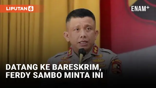 Irjen Pol Ferdy Sambo: Saya Mohon...