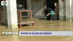 Ratusan rumah warga di Kecamatan  Trenggalek, Gandusari, dan Pogalan terendam banjir akibat hujan deras dan sejumlah tanggul jebol.