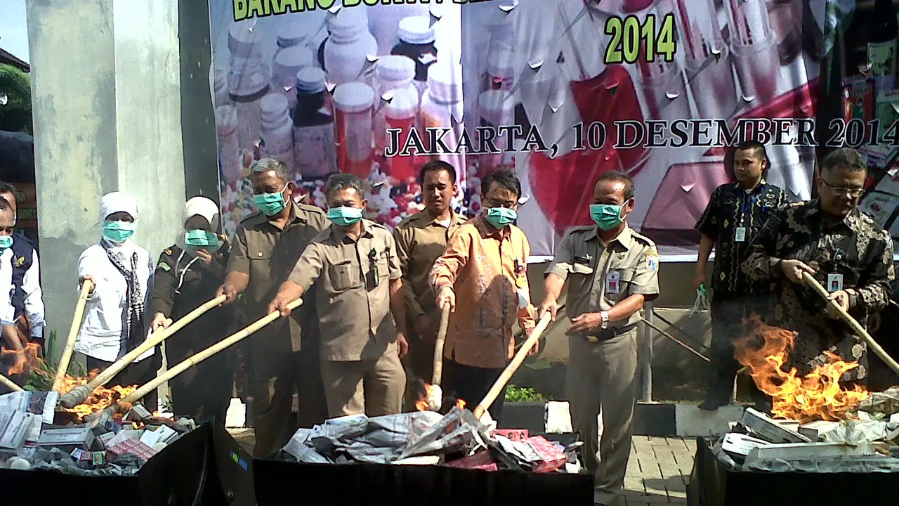 BPOM Musnahkan Pangan dan Kosmetik Ilegal dan Berbahaya