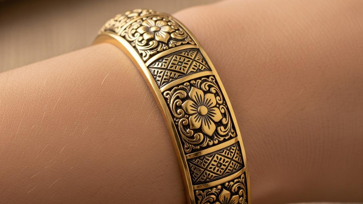 6 Pilihan Gelang Emas Kombinasi Ukiran Bali Klasik untuk Sentuhan Etnik Elegan, Chic dan Anggun