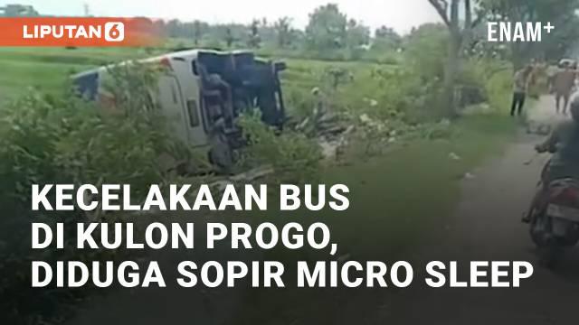 Insiden terjadi pukul 13.42 WIB di daerah Lendah, Kulon Progo (08/12/2024). Bus tiba-tiba ke kiri, diduga sopir mengalami micro sleep saat mengemudi