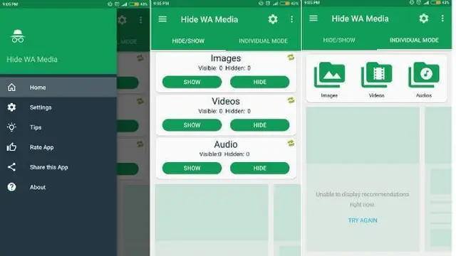 Aplikasi Android untuk Menyembunyikan File Media WhatsApp