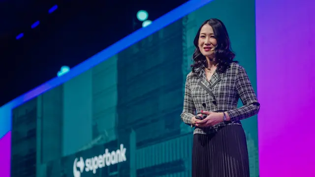 Chief Financial Officer Superbank Melisa Hendrawati dalam acara AWS Summit Jakarta 2025 7 Agustus 2025. (Dok Superbank)