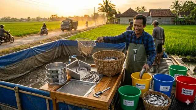Cara Budidaya Ikan Lele di Kolam Terpal untuk Pemula. AI