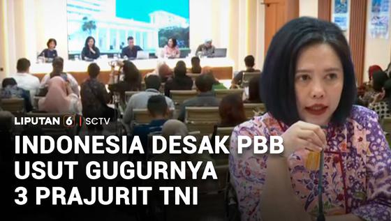 Indonesia Desak PBB Usut Gugurnya 3 Prajurit TNI