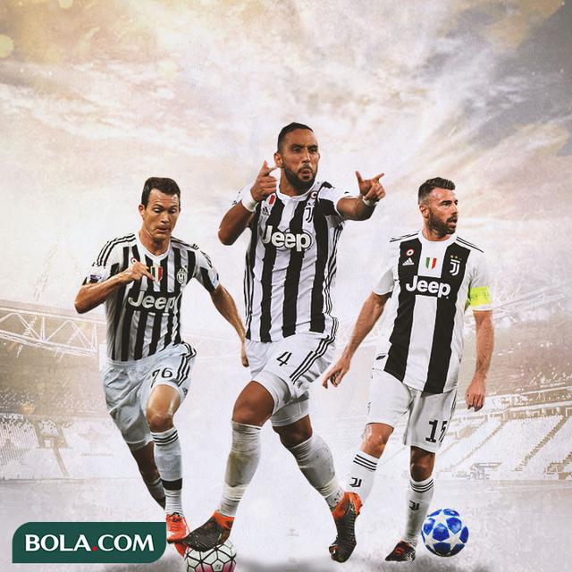 Juventus - Stephan Lichtsteiner, Andrea Barzagli, Medhi Benatia