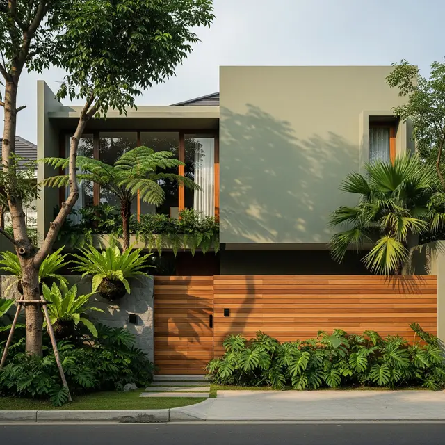 Gambar Rumah Minimalis Cat Hijau